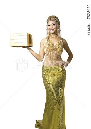 Portrait of young woman with costume 7828452