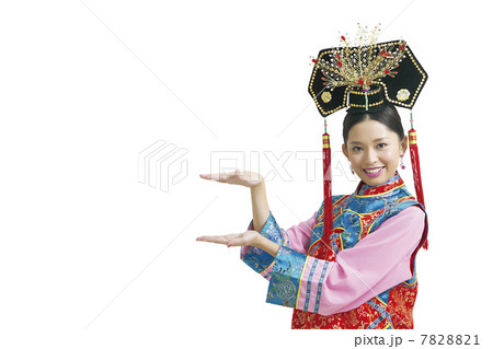 Portrait of young woman with costume 7828821