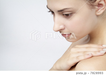 "Portrait of young woman,close-up" "Portrait of young woman,close-up" 7828993
