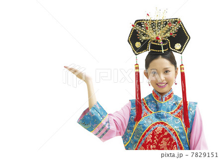 Portrait of young woman with costume 7829151