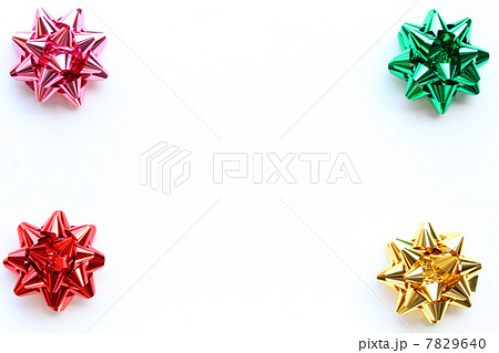 リボンの枠 4色 ピンク 赤 緑 ゴールド リボンの枠 4色 ピンク 赤 緑 ゴールド 7829640