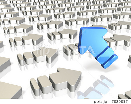 逆行を描いた3Dレンダリング画像 7829857