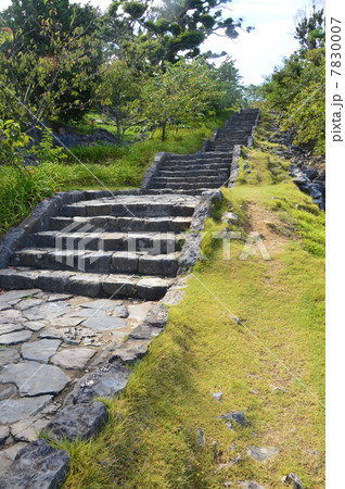 今帰仁城の大手道（沖縄県国頭郡今帰仁村） 7830007