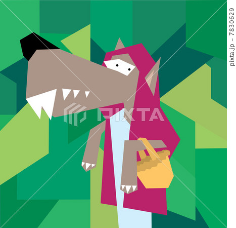 Wolf as Little Red Cap 7830629