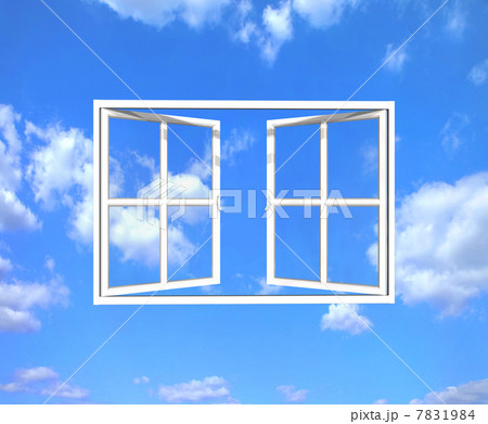 窓から見える青空 7831984