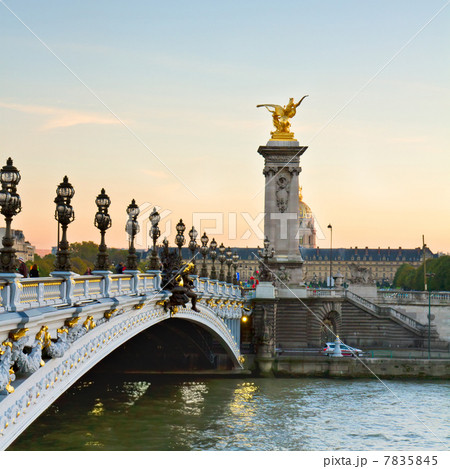 Bridge of Alexandre III in  Paris, France Bridge of Alexandre III in  Paris, France 7835845