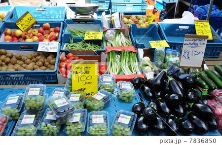 マルクト広場　青空マーケット　デルフト 7836850