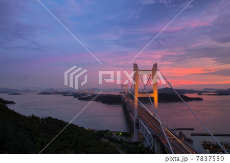瀬戸大橋ライトアップ 7837530