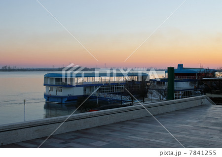 Sunset on the Danube in Galati. Romania Sunset on the Danube in Galati. Romania 7841255
