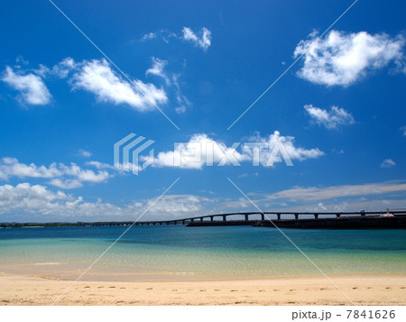 来間大橋 来間島からの眺め 来間大橋 来間島からの眺め 7841626