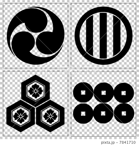 家紋 戦国武将のイラスト素材 [7841710] - PIXTA