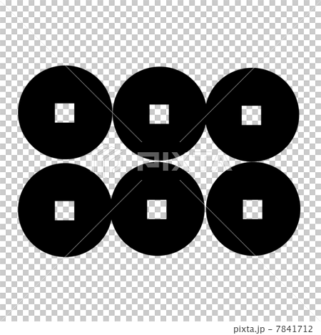 家紋 真田六文銭 家紋 真田六文銭 7841712