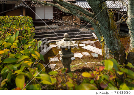 桂離宮　御輿寄　六つの沓脱 7843650