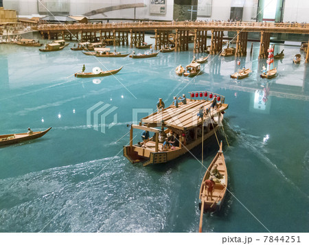 江戸東京博物館のミニチュア（両国橋） 7844251