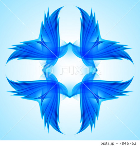 Abstraction blue symbol 7846762