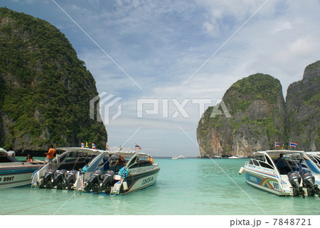 タイの秘境     ピピレイ島     マヤベイ 7848721