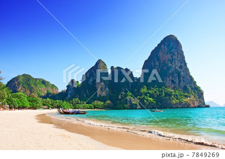 Railay beach in Krabi Thailand 7849269