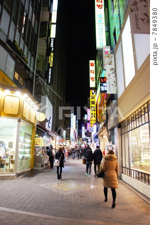 韓国　ソウル　明洞 7849380