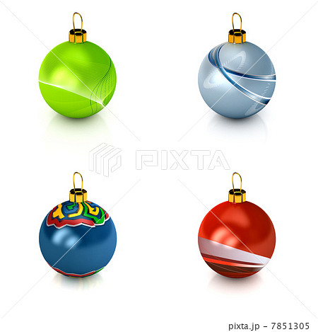 Christmas ball over white Christmas ball over white 7851305