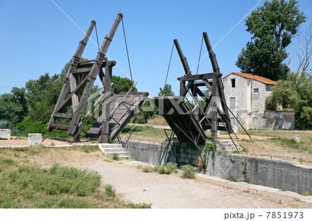 drawbridge in country side 7851973