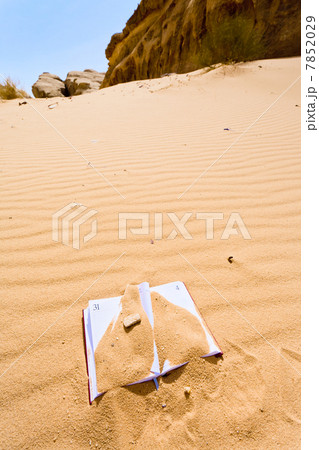office note book in red sand of desert office note book in red sand of desert 7852029