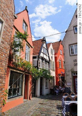 ドイツ　世界遺産　ブレーメン　シュノーア地区 7852492