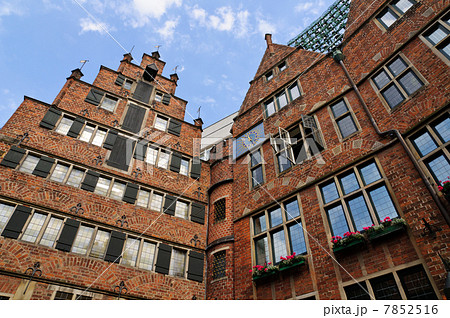 ドイツ　世界遺産　ブレーメン　ベットヒャー通りのグロッケンシュピール 7852516