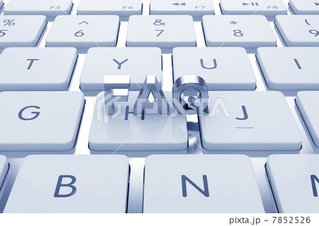 FAQ text on computed keyboard 7852526