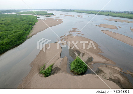 川の中州 川の中州 7854301