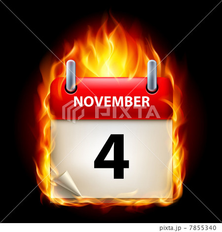 Burning calendar 7855340