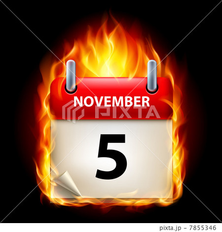Burning calendar 7855346