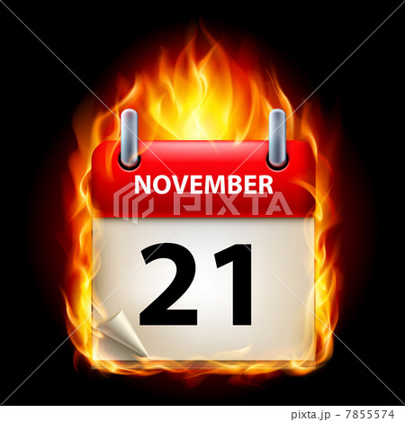 Burning calendar Burning calendar 7855574