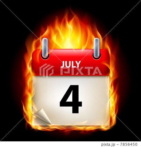 Burning calendar 7856450