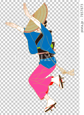 Awa Odori's women dancing 7857873