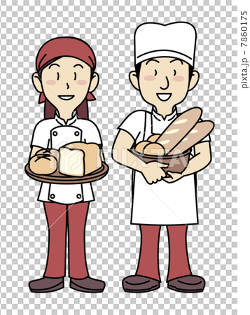 stock illustration: bakery, baker, bakeries