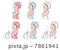 お風呂上りの女性 7861941