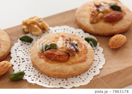 焼き菓子　サブレ　ナッツ 7863178