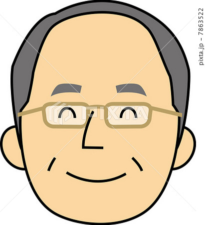 笑顔の60代会社役員男性の顔 7863522