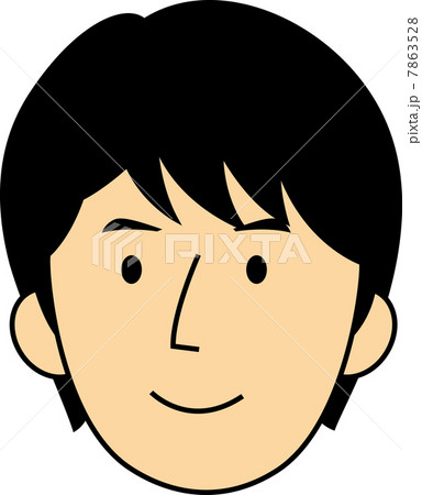 微笑む10代男子高校生の顔 7863528
