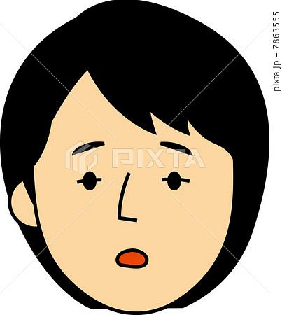 浮かない表情の30代主婦 7863555