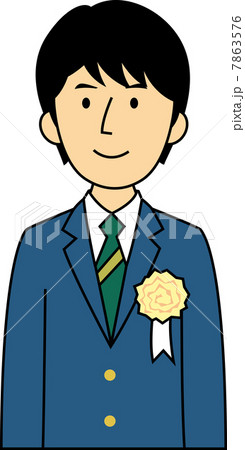 制服姿の10代男子高校生 7863576