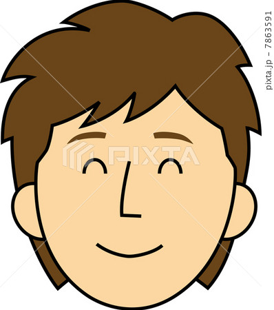 笑う20代サラリーマンの顔 笑う20代サラリーマンの顔 7863591