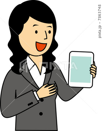 プレゼンをする20代OL 7863748