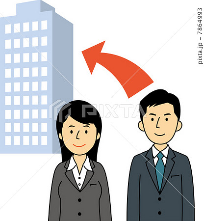 会社に派遣される男性と女性 会社に派遣される男性と女性 7864993
