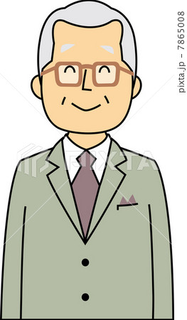 笑う70代サラリーマン 笑う70代サラリーマン 7865008
