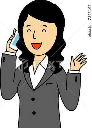 電話で説明するOL 7865166