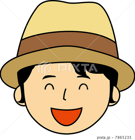 帽子を被った笑顔の女の子 7865235