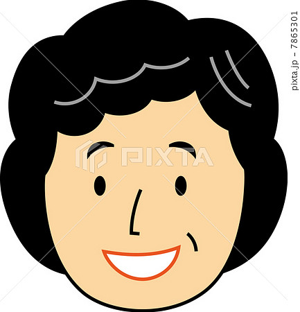 笑顔の50代女性の顔 笑顔の50代女性の顔 7865301