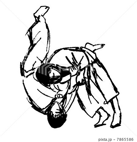 Judo Prayer Stock Illustration