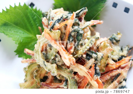 ワカメと野菜の掻き揚げ 7869747